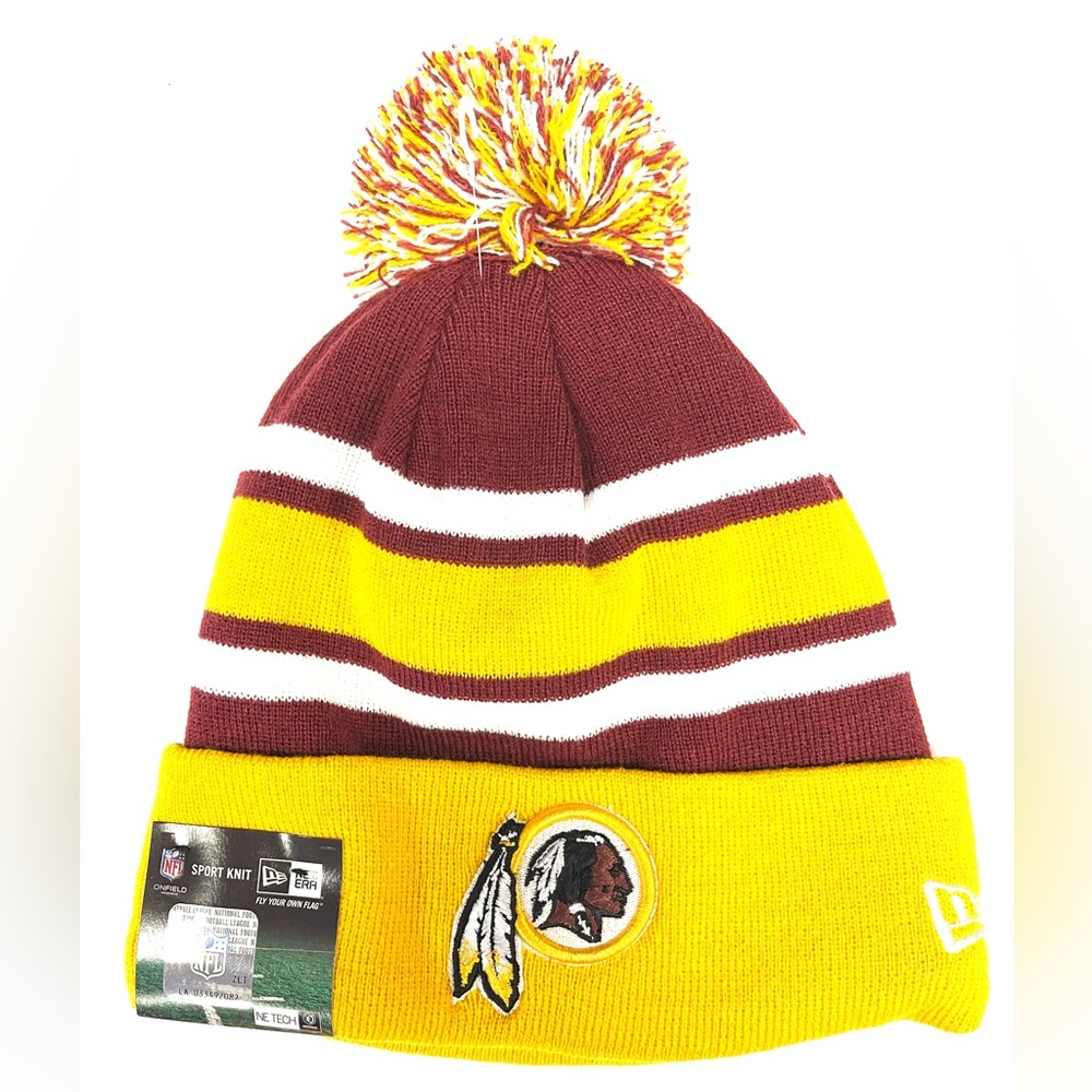 New Era NFL Redskins Cuff Pom Beanie